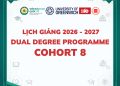 Lịch giảng 2026-2027, Dual Degree Programme, Cohort 9