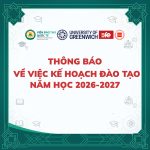 Thông báo về việc Kế hoạch đào tạo năm học 2026-2027
