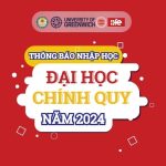 TB: v/v nhập học khóa 9 Chương trình LKĐT Mỗi bên cấp 01 Bằng Cử nhân (DDP) năm 2024